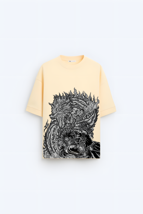 Demon Slayer Tanjiro Black white Print