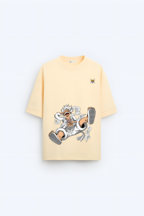 One piece White Print luffy