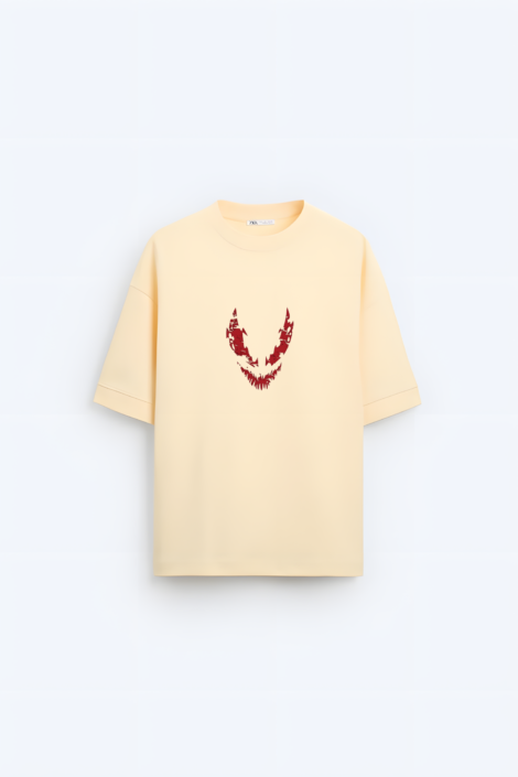Venom Face Print Tshirt